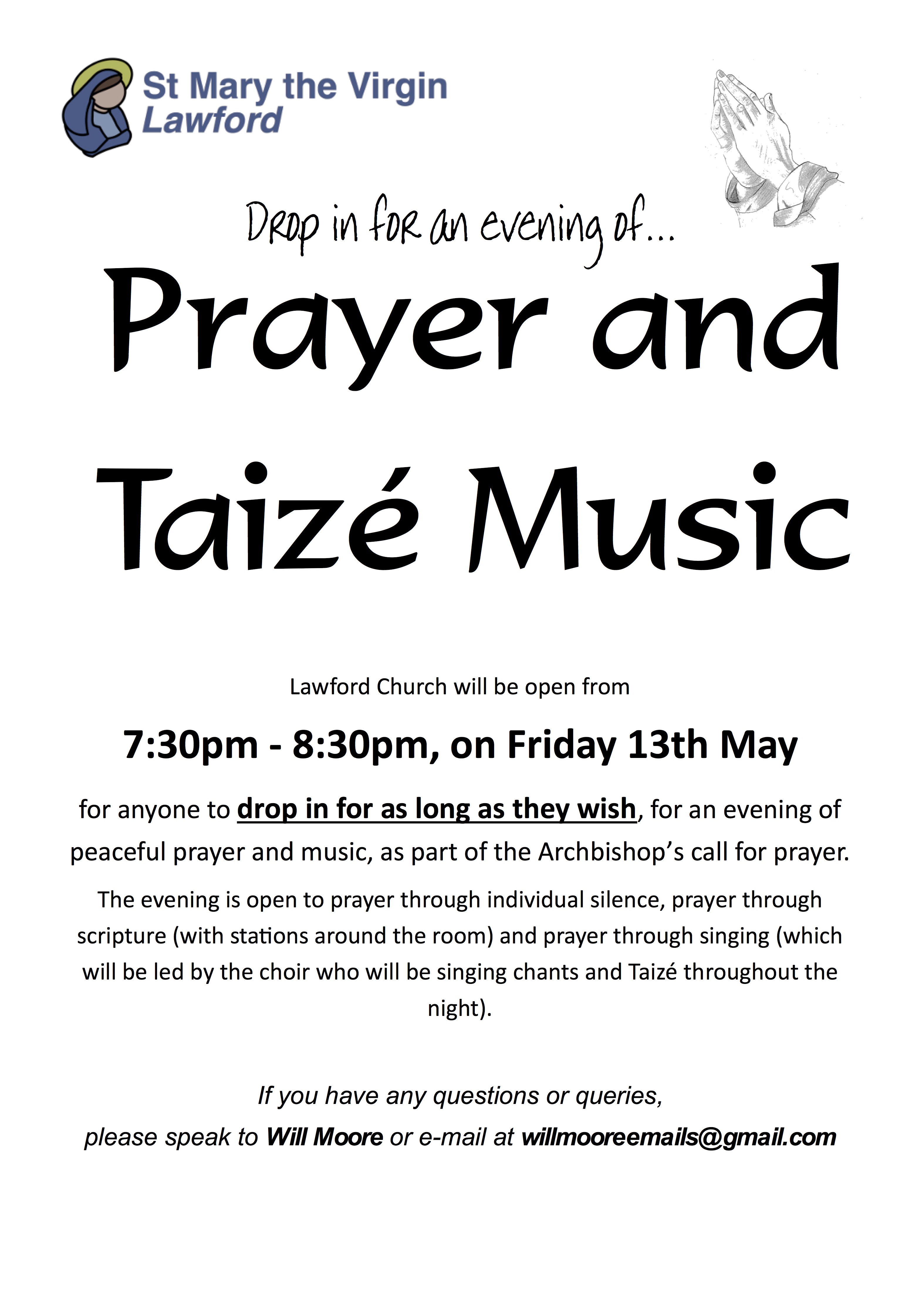 prayer and taize